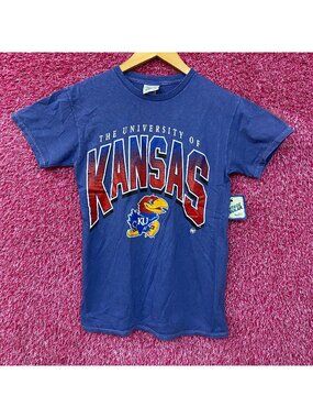 University Of Kansas Jayhawks '47 Brand Blue T-Shirt Small